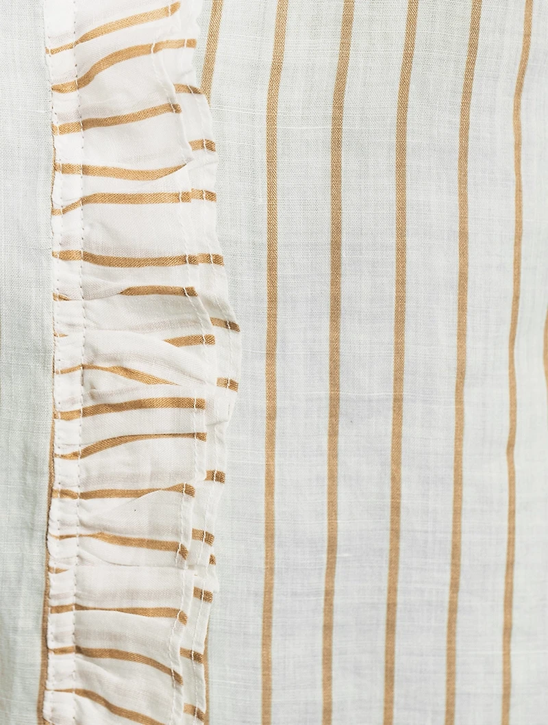 Lauren Ruffled Shirt Print