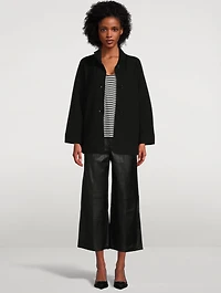 Easy Scoop Linen T-Shirt Stripe Print