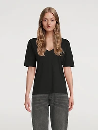 The V-Neck Organic Cotton T-Shirt