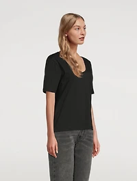 The V-Neck Organic Cotton T-Shirt