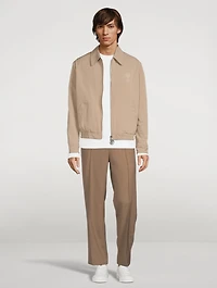 Wool-Blend Elasticated Waist Pants