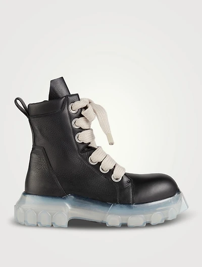 Jumbo Lace Leather Tractor Boots