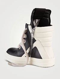 Fogachine Geobasket Leather High-Top Sneakers