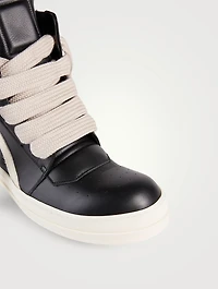 Fogachine Geobasket Leather High-Top Sneakers