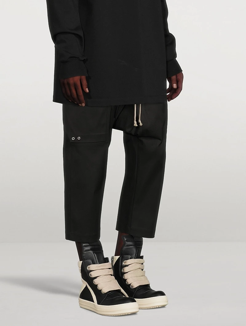 Fogachine Geobasket Leather High-Top Sneakers