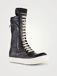 Fogachine Bauhaus Basket Leather Sneakers