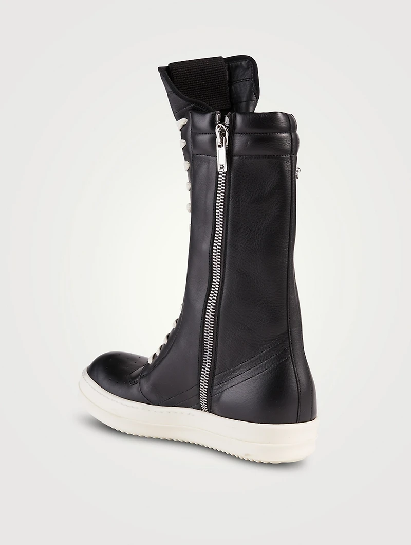 Fogachine Bauhaus Basket Leather Sneakers