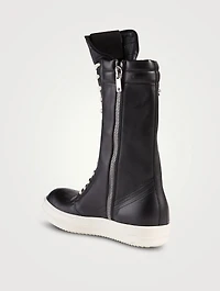 Fogachine Bauhaus Basket Leather Sneakers
