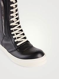 Fogachine Bauhaus Basket Leather Sneakers