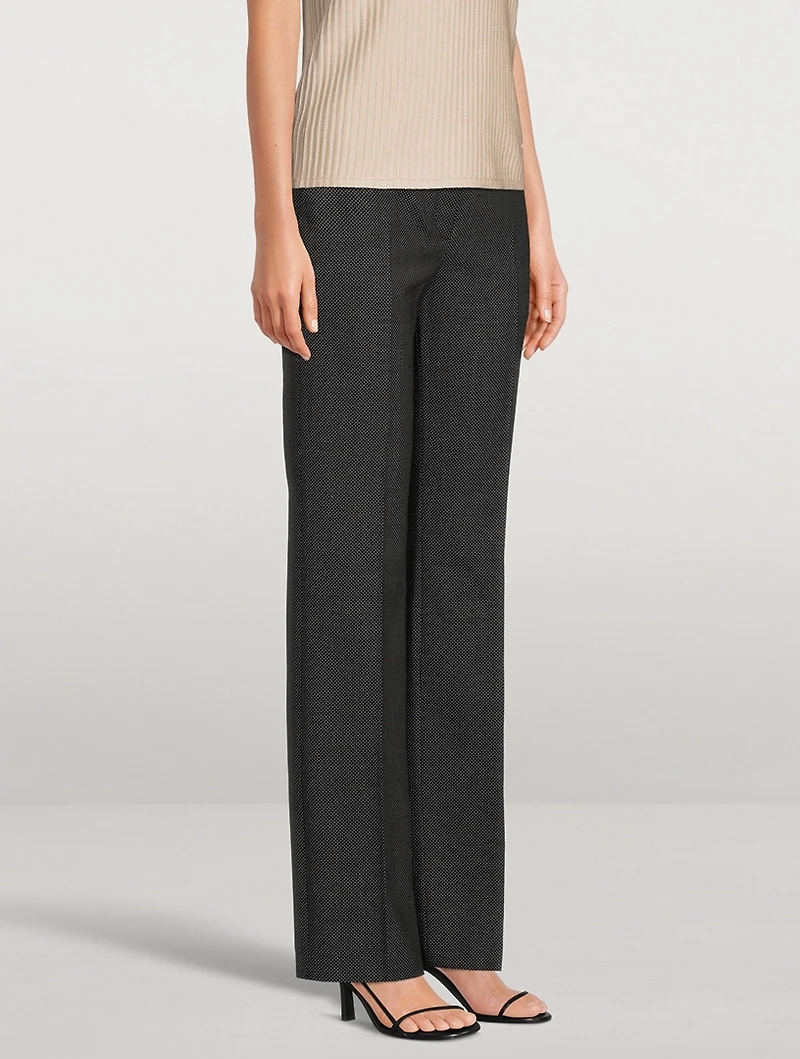 Mikko Straight-Leg Boyfriend Trousers