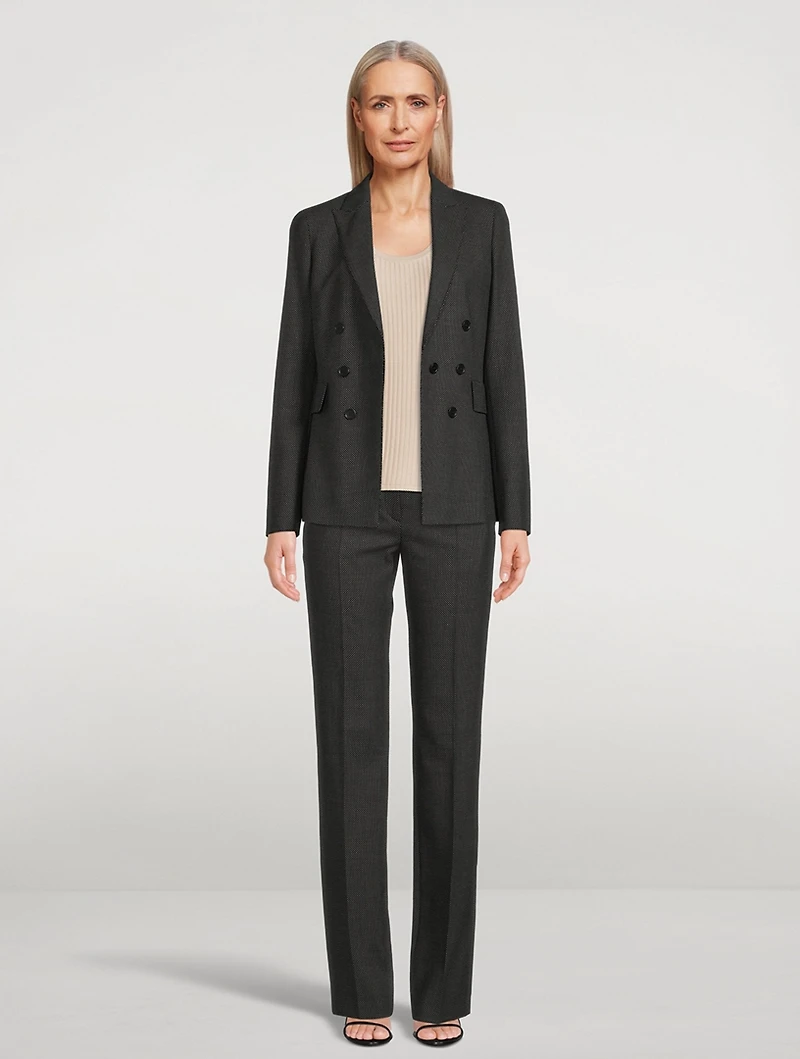 Mikko Straight-Leg Boyfriend Trousers