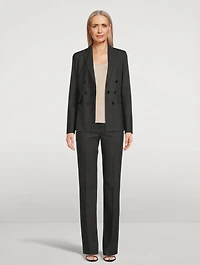 Mikko Straight-Leg Boyfriend Trousers