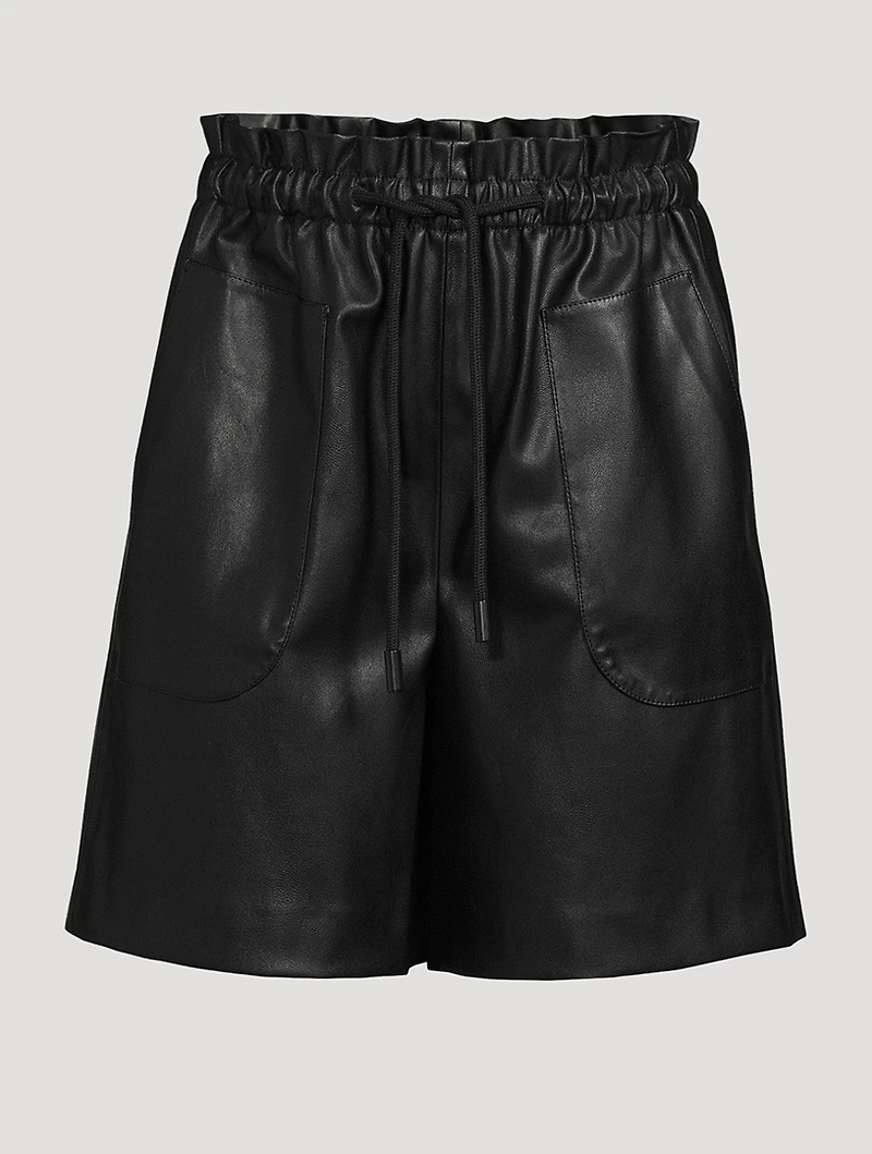 Fergie Vegan Leather Shorts