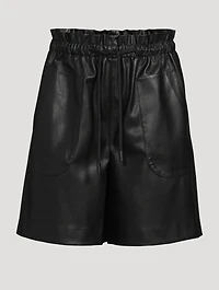 Fergie Vegan Leather Shorts