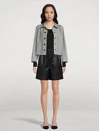 Fergie Vegan Leather Shorts