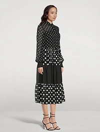 Shirt Dress Polka Dot Print