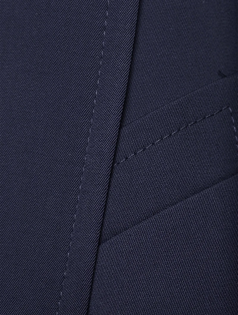 Wool Gabardine Boyfriend Blazer