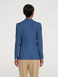 Whipstitch Tweed Blazer
