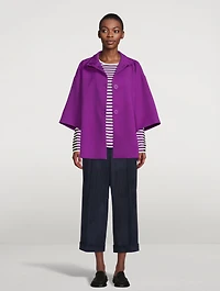 Wool Bell-Sleeve Jacket
