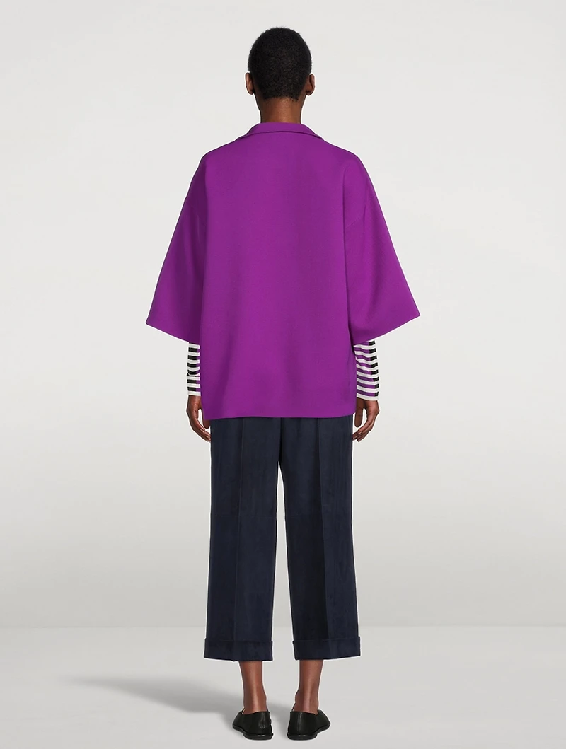 Wool Bell-Sleeve Jacket