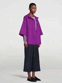 Wool Bell-Sleeve Jacket