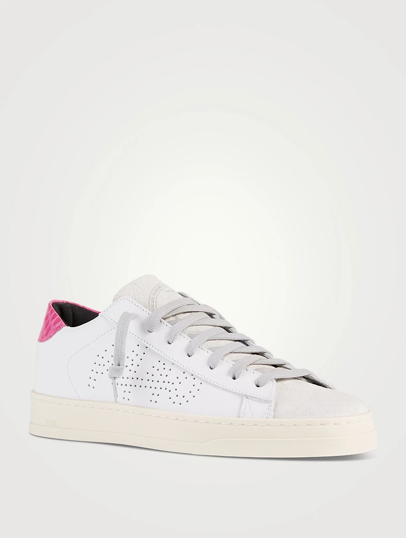 Jack Perforated Leather Sneakers