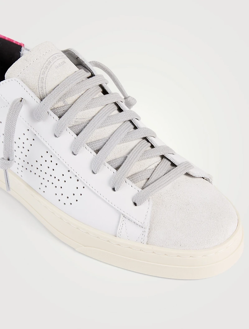 Jack Perforated Leather Sneakers