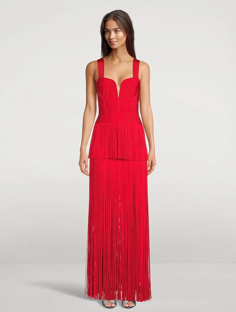 Fringe Gown
