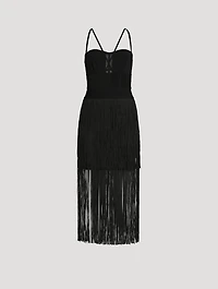 Bustier Fringe Dress