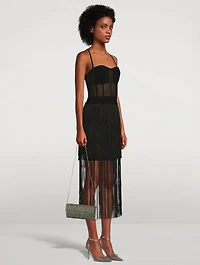 Bustier Fringe Dress
