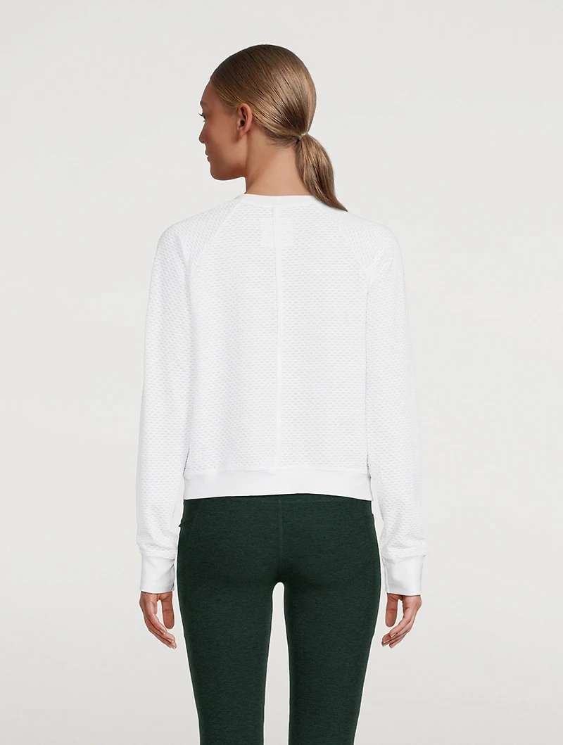 Sofia Netz Long-Sleeve Top