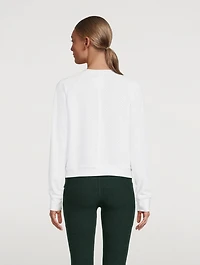 Sofia Netz Long-Sleeve Top