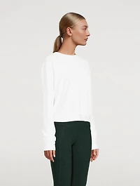 Sofia Netz Long-Sleeve Top