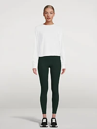 Sofia Netz Long-Sleeve Top