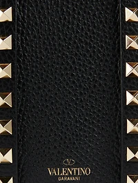 Rockstud Leather Crossbody Tote Bag