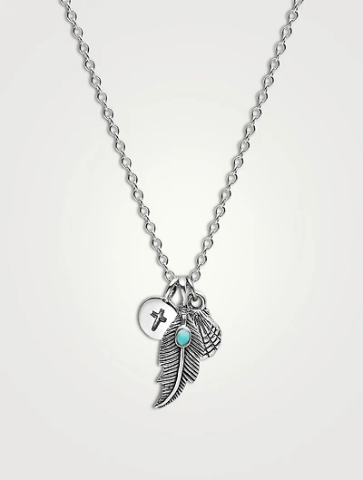 Nialaya x Johnny Edlind Mini Trio Pendant Necklace