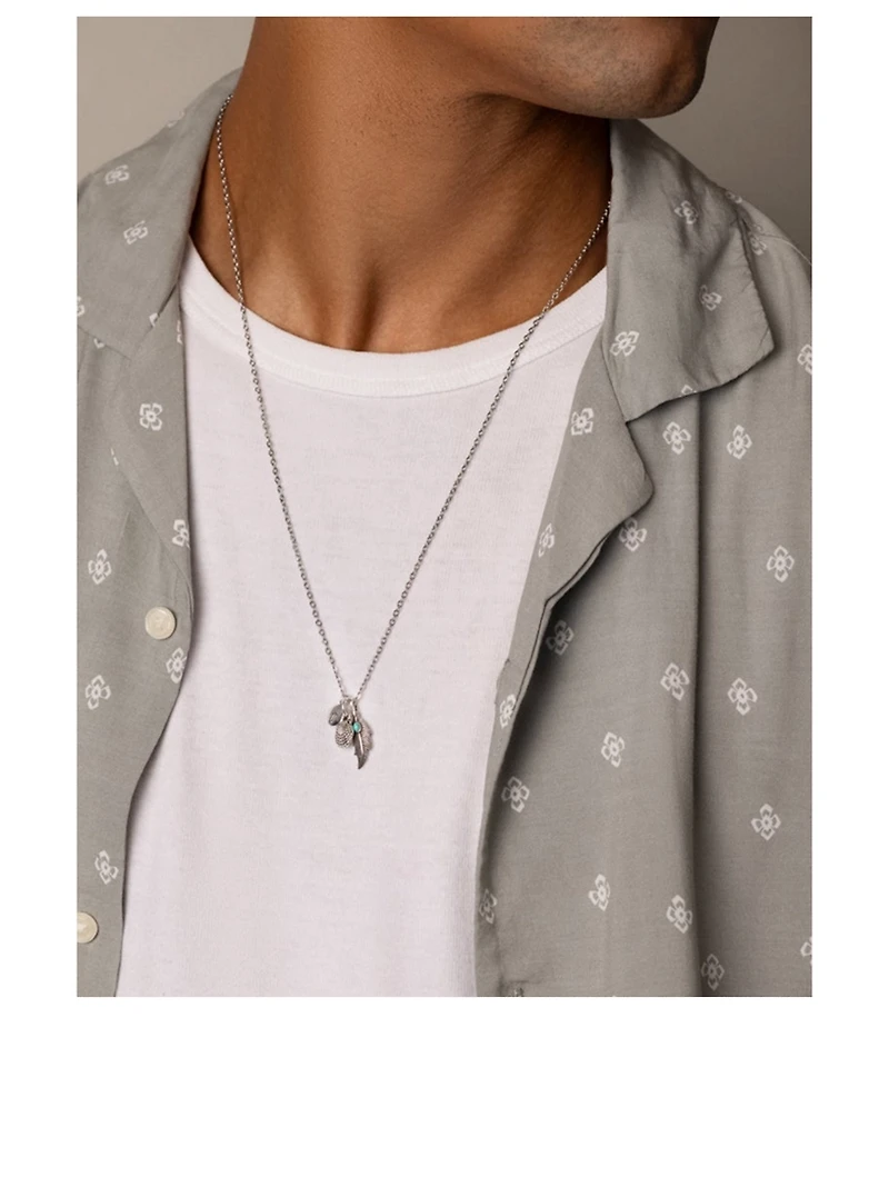 Nialaya x Johnny Edlind Mini Trio Pendant Necklace