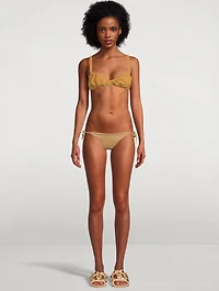 Scrunchie Seersucker Top