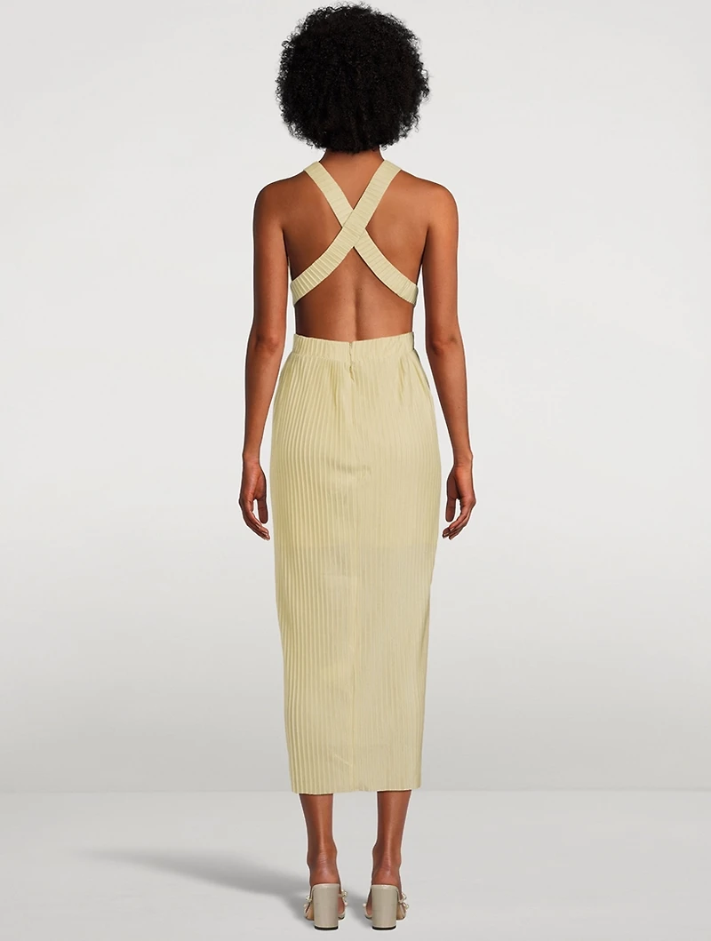 Jupiter Cut-Out Midi Dress