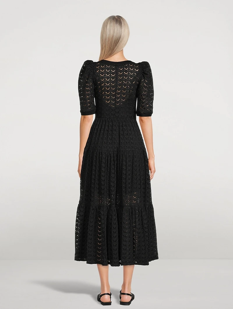 Donata Crochet Midi Dress