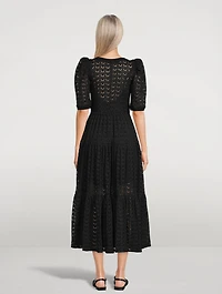 Donata Crochet Midi Dress