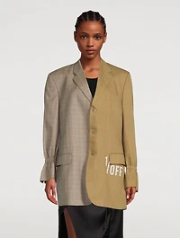 Double Blazer With Back Buttons