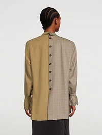 Double Blazer With Back Buttons