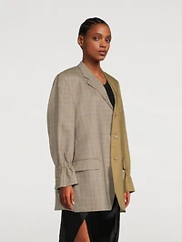Double Blazer With Back Buttons