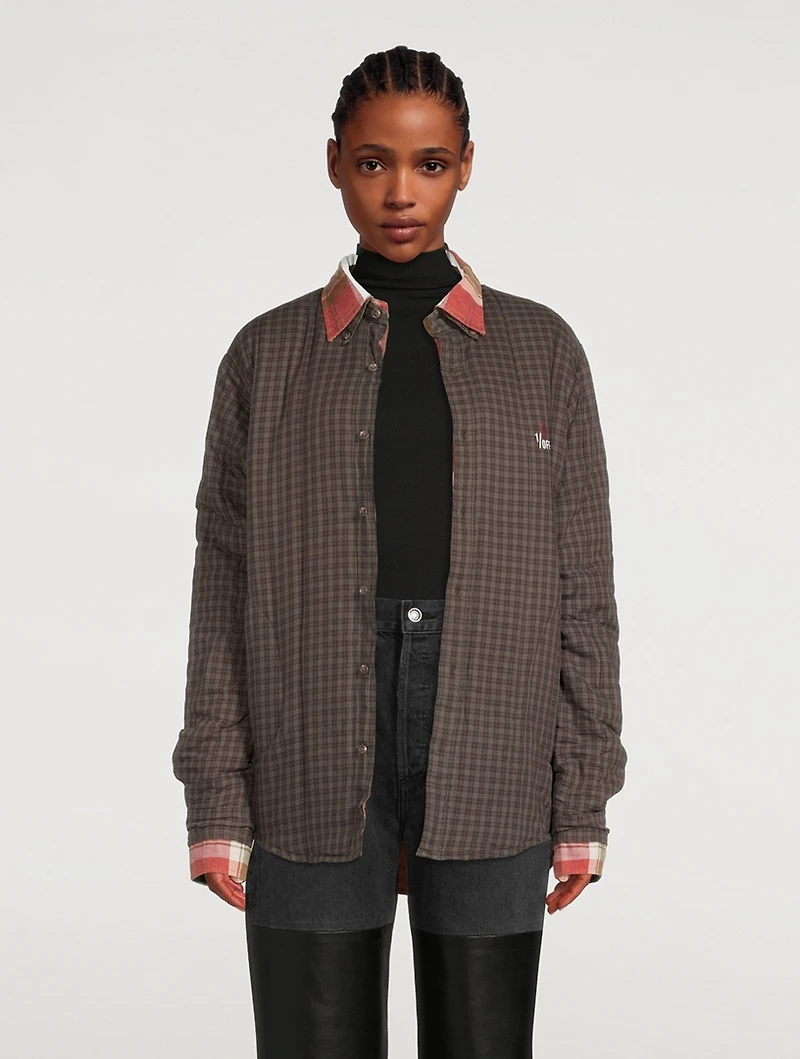Quilted Shirt Jacket