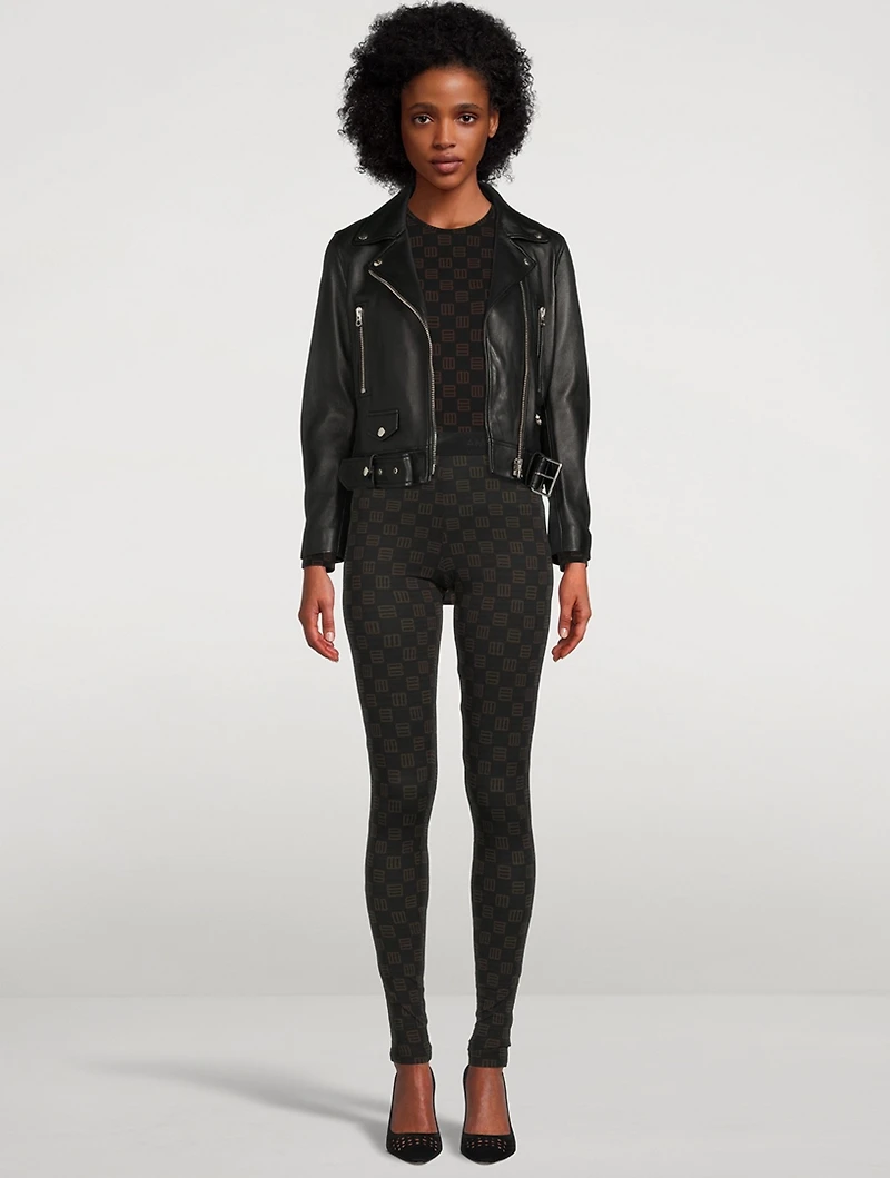 Long-Sleeve T-Shirt Monogram Print