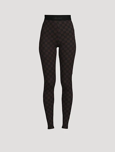 Leggings Monogram Print