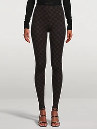 Leggings Monogram Print