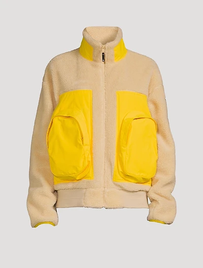 Fleece Panel Jacket