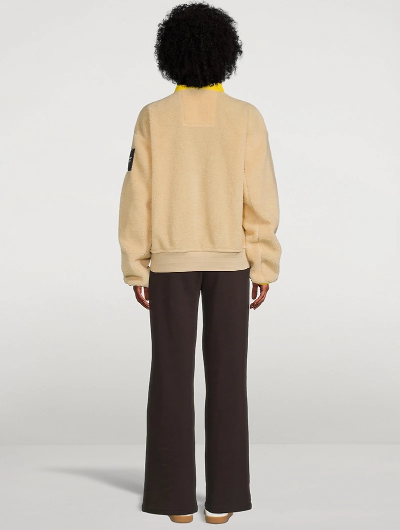 Fleece Panel Jacket